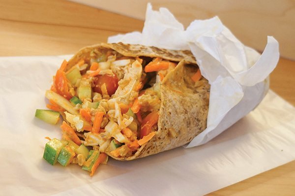 Thrive360 Eatery strives to offer healthful but accessible options, indulging in some flavor-boosting ingredients. Crisp turkey bacon and Greek yogurt ranch pump up the 360 Club.