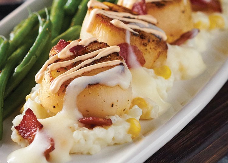The freshness of the dayboat scallops and the balance of the accompaniments make this dish a stellar example of how Bonefish Grill uses protein as a guiding star on the plate.