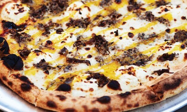 <span class="entry-title-primary">Seriously Yolking</span> <span class="entry-subtitle">Best of Flavor 2018 | Nicky’s Coal Fired | Roasted Mushroom Sofrito, Egg Yolk & Ricotta Pizza</span>