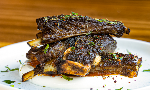 <span class="entry-title-primary">Char-Baa-Cued: Lamb-spiced Ribs</span> <span class="entry-subtitle">Andros Taverna | Chicago </span>