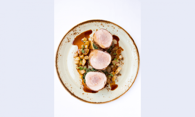 <span class="entry-title-primary">Fine and Dandy: Bacon-wrapped Pork Tenderloin</span> <span class="entry-subtitle">One Market Restaurant | San Francisco</span>