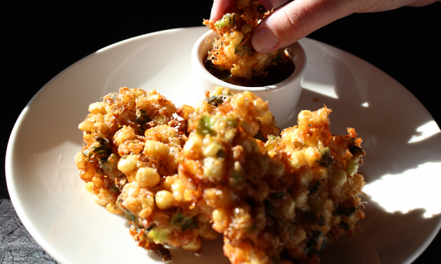 <span class="entry-title-primary">Fritter Away: Famous Indonesian Corn Fritter Bites</span> <span class="entry-subtitle">E&O Kitchen and Bar | San Francisco</span>