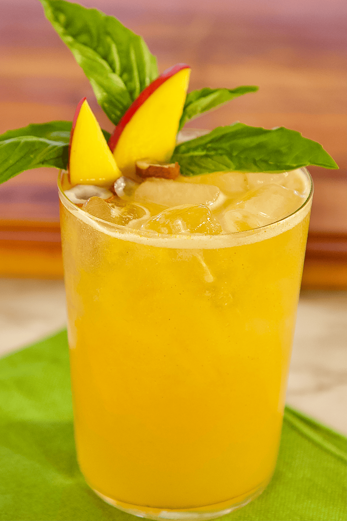 Playing to mango’s popularity as a tropical refresher is a savvy strategy for cocktails and mocktails alike, such as this Mango Island Cooler. 