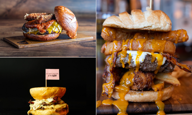 <span class="entry-title-primary">Over-the-Top, Fully Loaded Burgers</span> <span class="entry-subtitle">Exploring the appeal of layers upon layers of decadent filling</span>